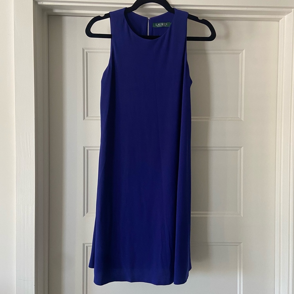 Lauren by Ralph Lauren sleeveless swing dress